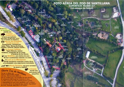Mapa Zoo Santillana del Mar Mapa Zoo Santillana del Mar
